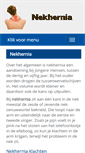 Mobile Screenshot of nekhernia-info.nl