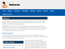 Tablet Screenshot of nekhernia-info.nl